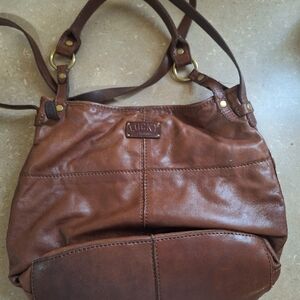 Lucky Brand Brown Leather Women's Bag